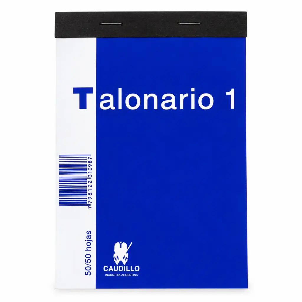 TALONARIO REMITO C/ DUPLICADO CAUDILLO 12 X 17CM X 50HJS