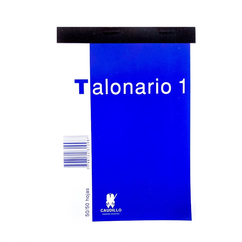 TALONARIO REMITO C/ DUPLICADO CAUDILLO 12x17cm x50hjs