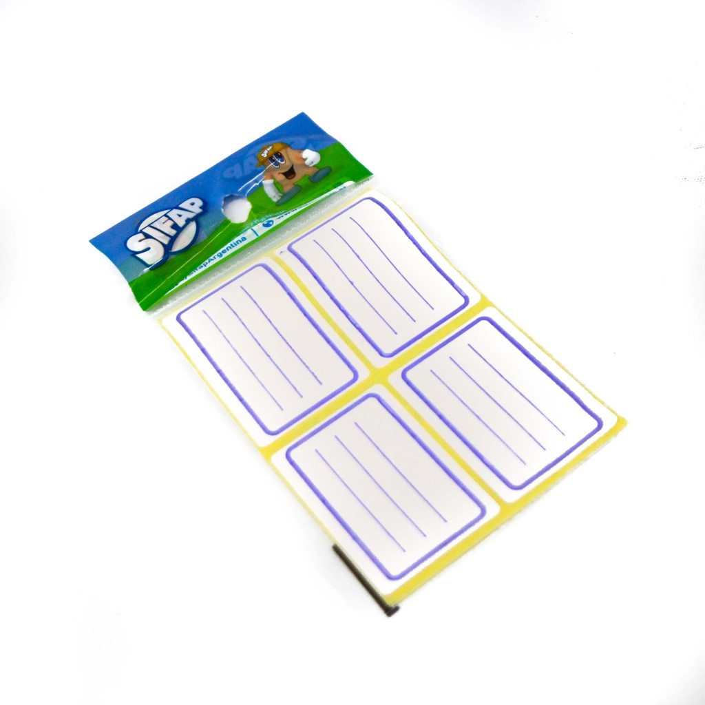 ETIQUETA ESCOLAR SIFAP x8 e/Bo
