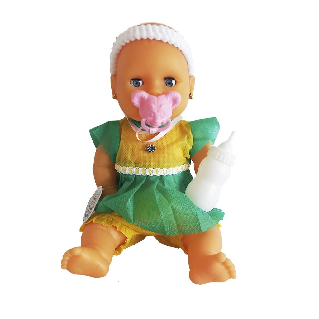 BEBE C/ CHUPETE Y MAMADERA YOLY-BELL E/BO ( 149 )