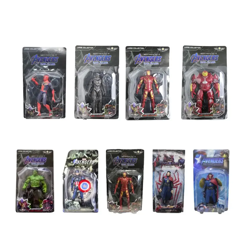 MUÑECO AVENGERS C/ LUZ 17CM E/ BL