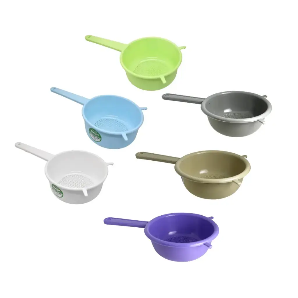 COLADOR PLASTICO C/MANGO 18CM ( 639 )
