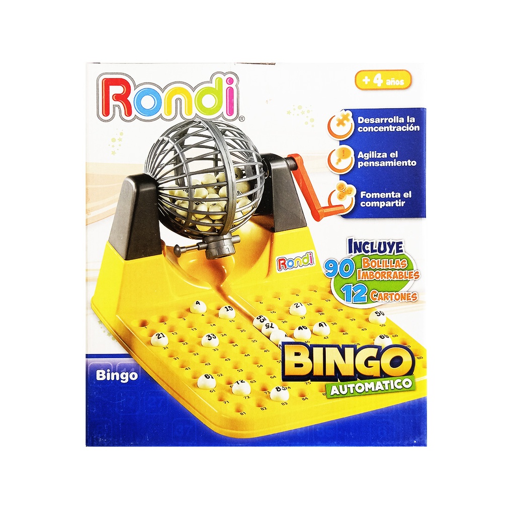 *BINGO RONDI AUTOMATICO 12 CARTONES E/CJ ( 2080 )