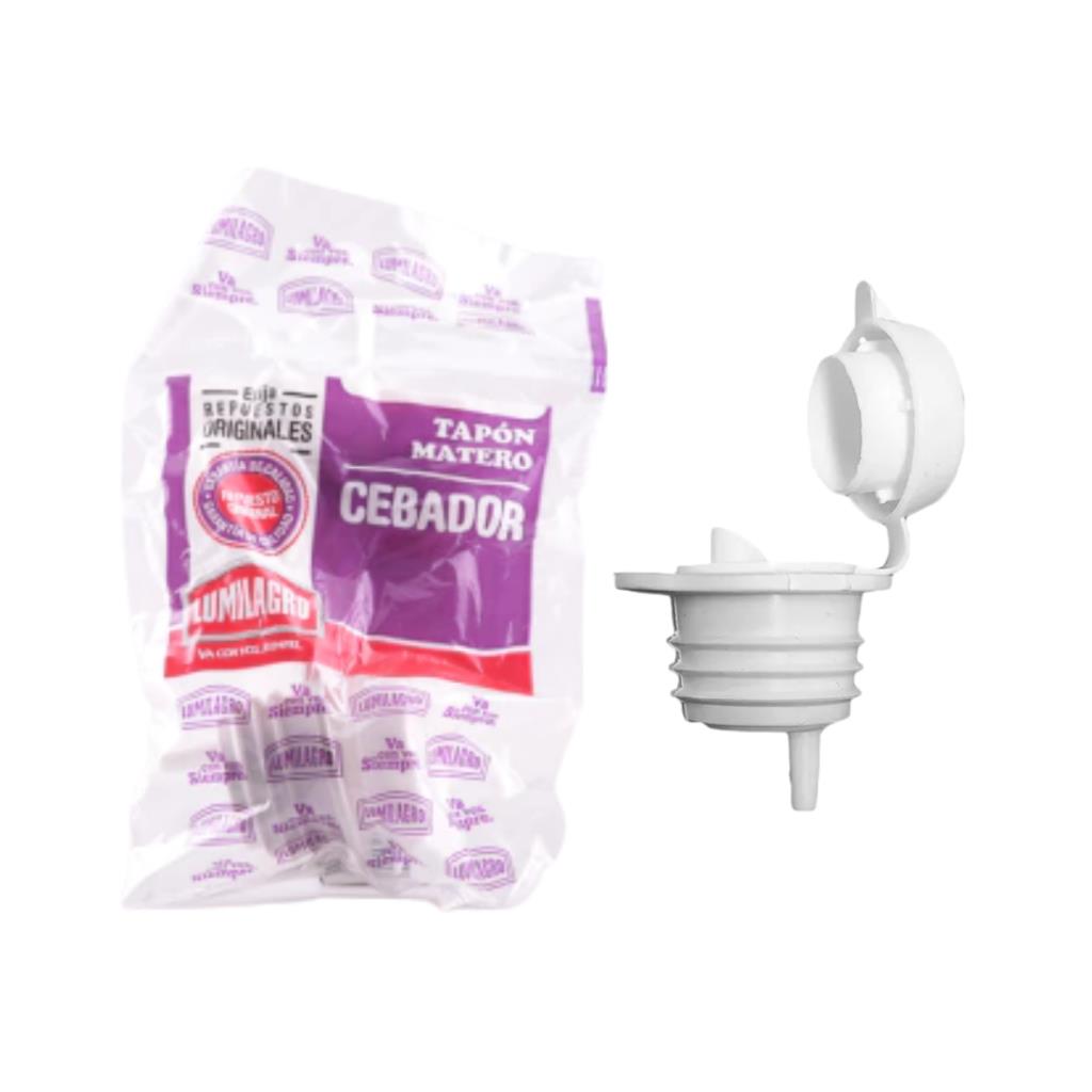 &TAPON MATERO CEBADOR LUMILAGRO e/Bo ( 271 )