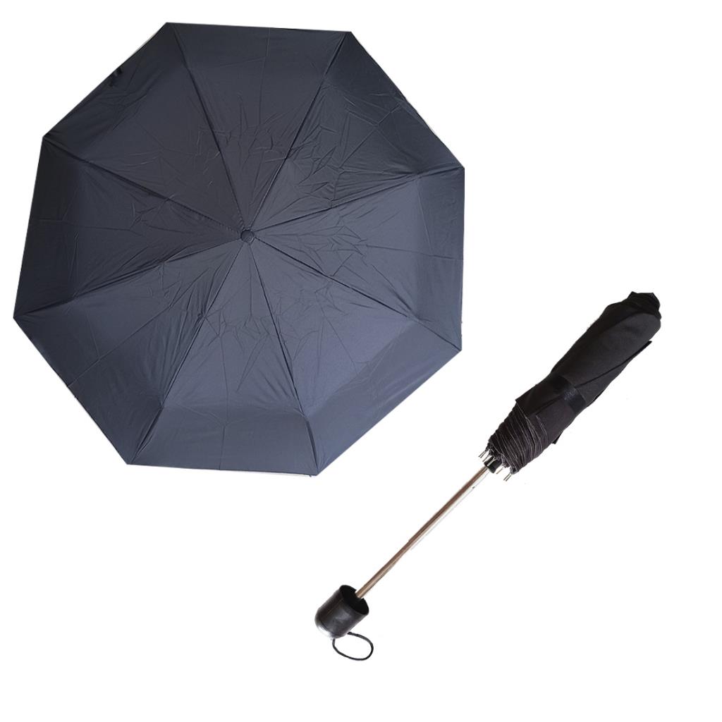 PARAGUAS CORTO NEGRO 53CM Ø ( 10508-19-1 / 10508-2 / 2850 )