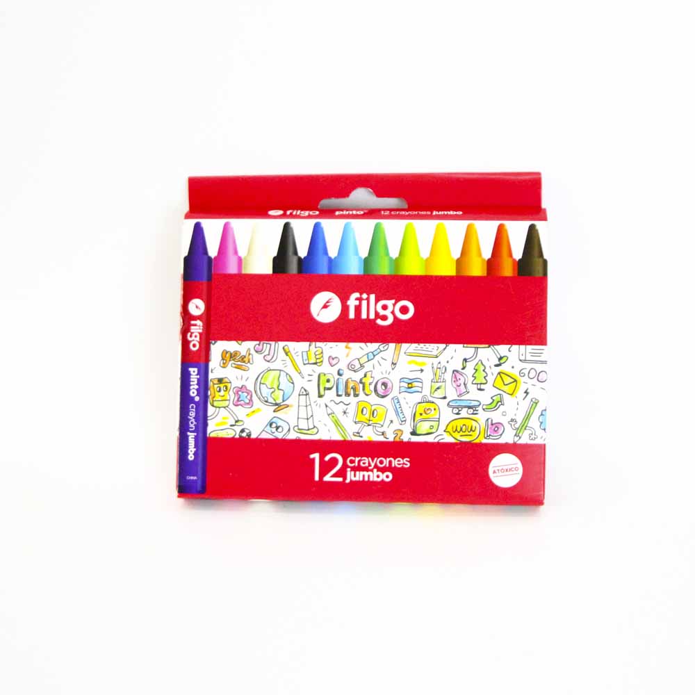 CRAYONES CERA JUMBO x12 e/Cj ( WXCJ-E12-SUR )