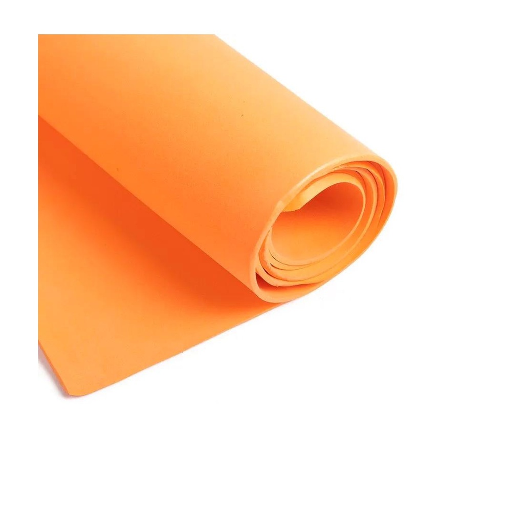 GOMA EVA LISA NARANJA 40 X 60CM