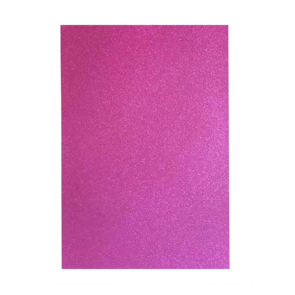 GOMA EVA GLITTER FUCSIA 40 X 60CM