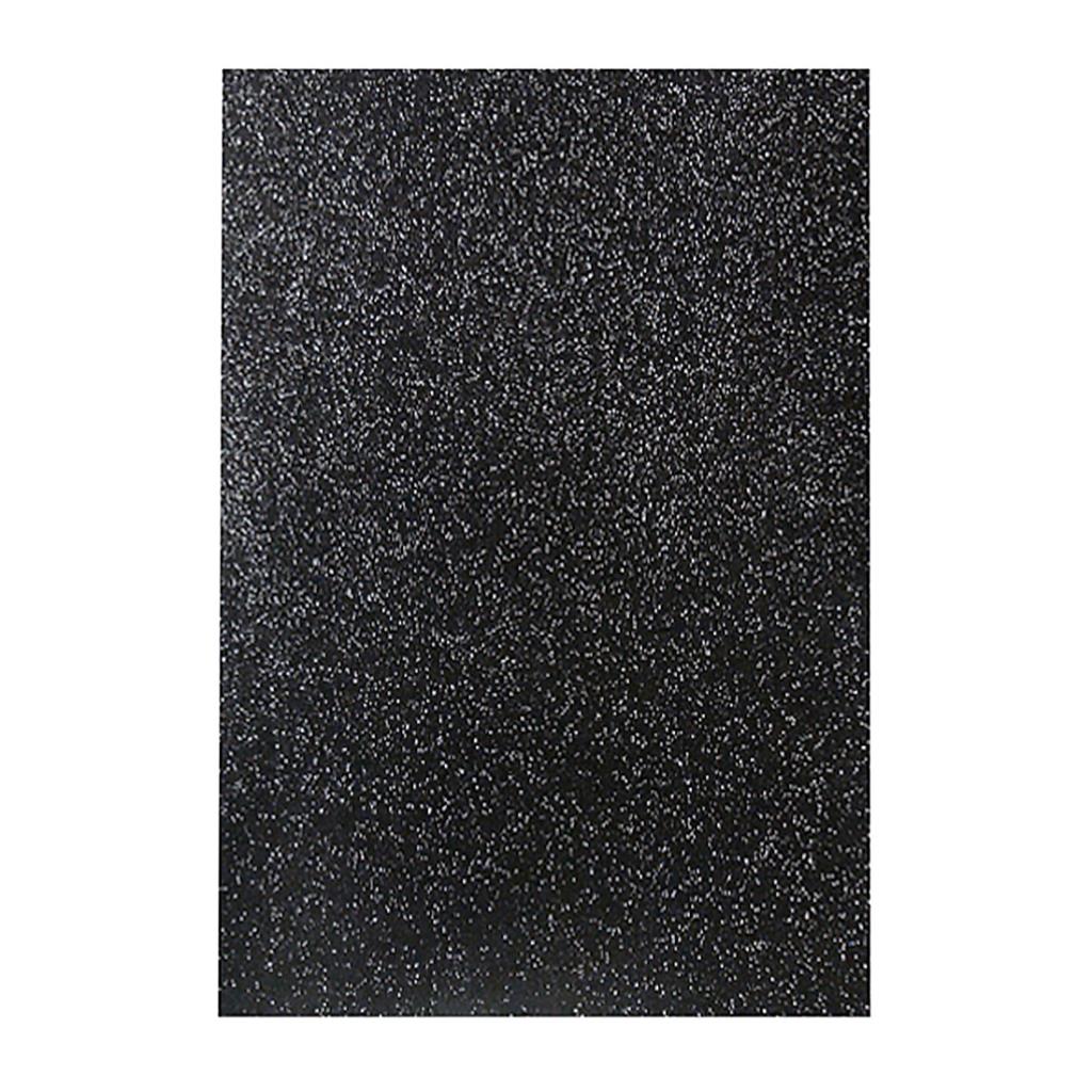 GOMA EVA GLITTER NEGRO 40 X 60CM ( 250164 )