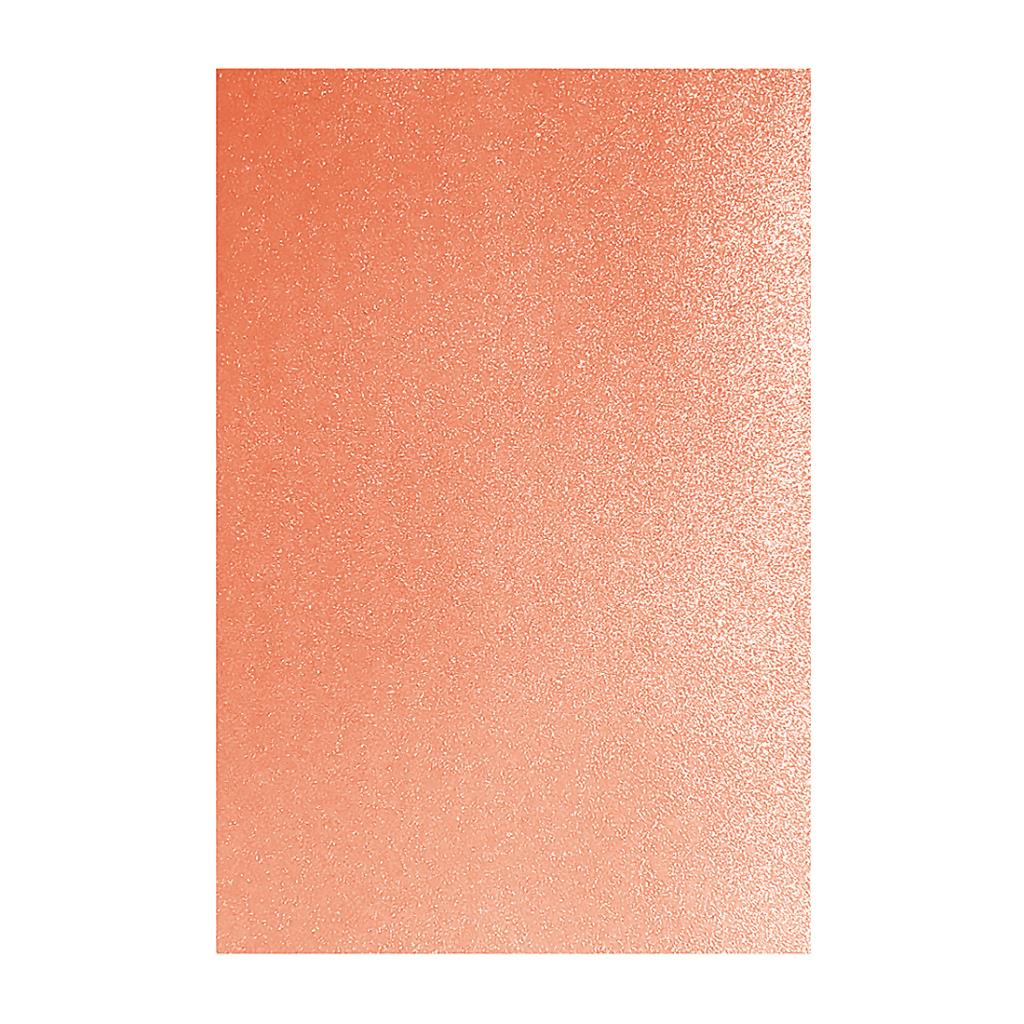 GOMA EVA GLITTER NARANJA 40 X 60CM