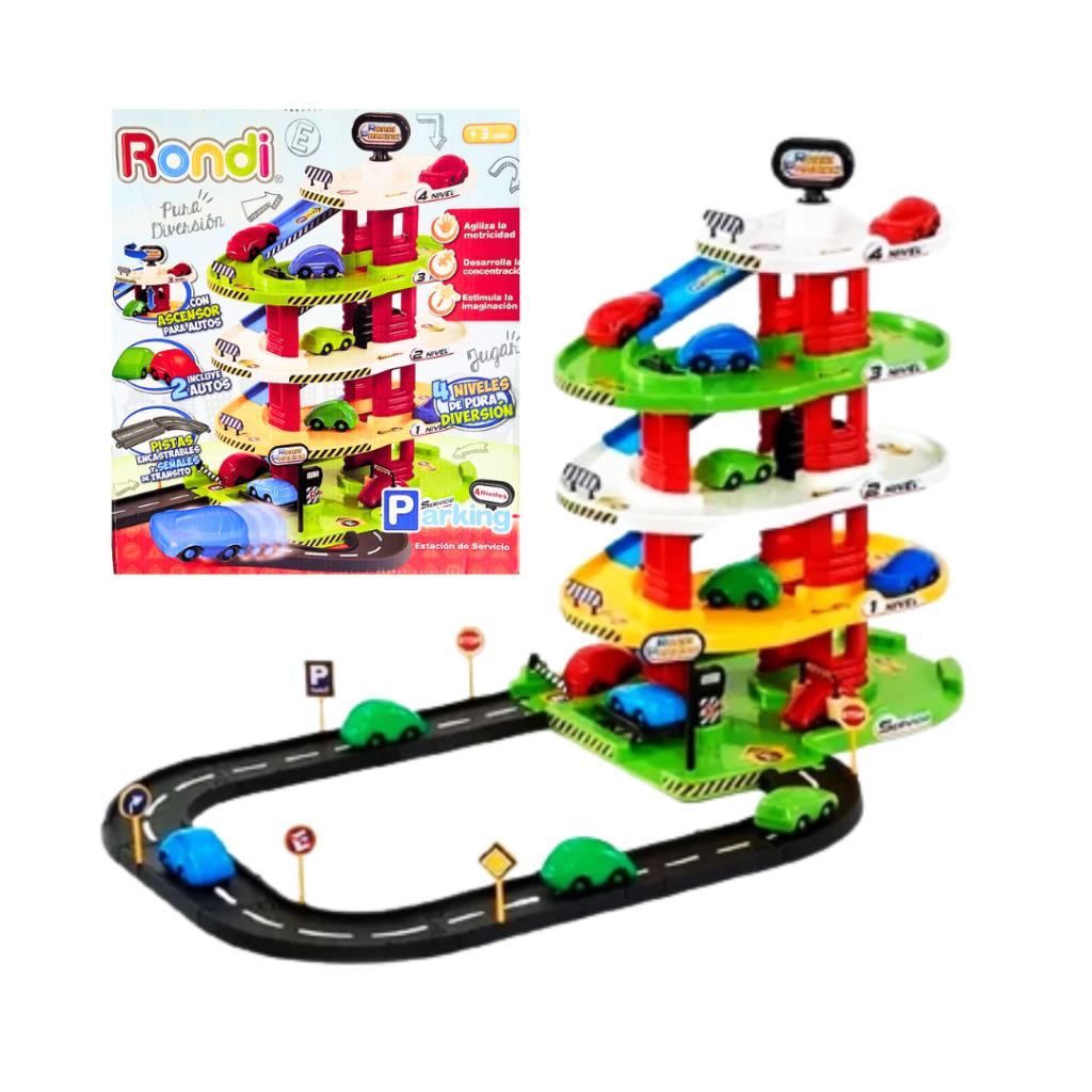 *ESTACION DE SERVICIO RONDI 4 NIVELES C/ 2 AUTOS E/CJ (7002)