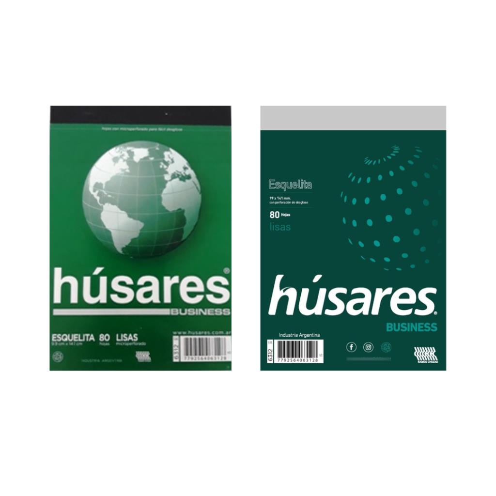 BLOCK ESQUELITA HUSARES X 80HJS LISO ( 6312 )