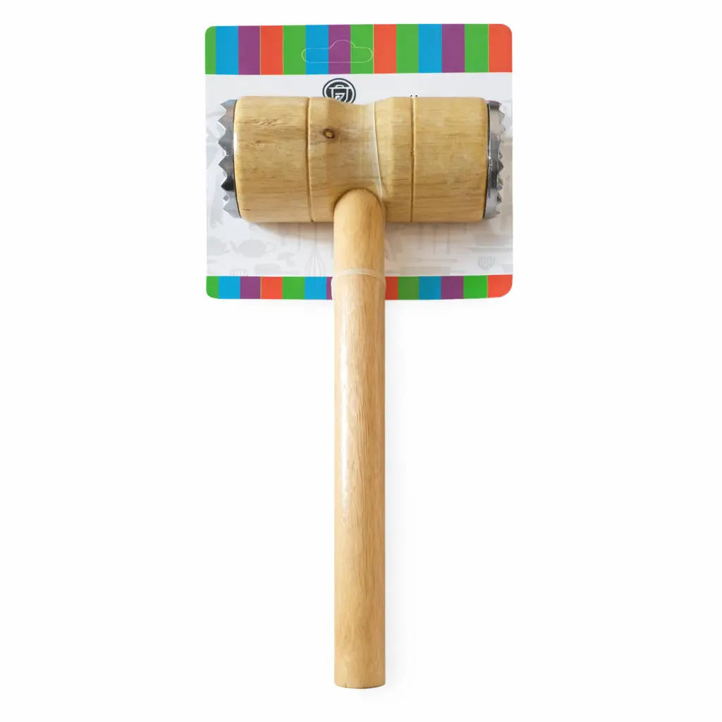 MARTILLO MADERA ABLANDADOR DE CARNE 25CM E/ CT ( AD036-03 )