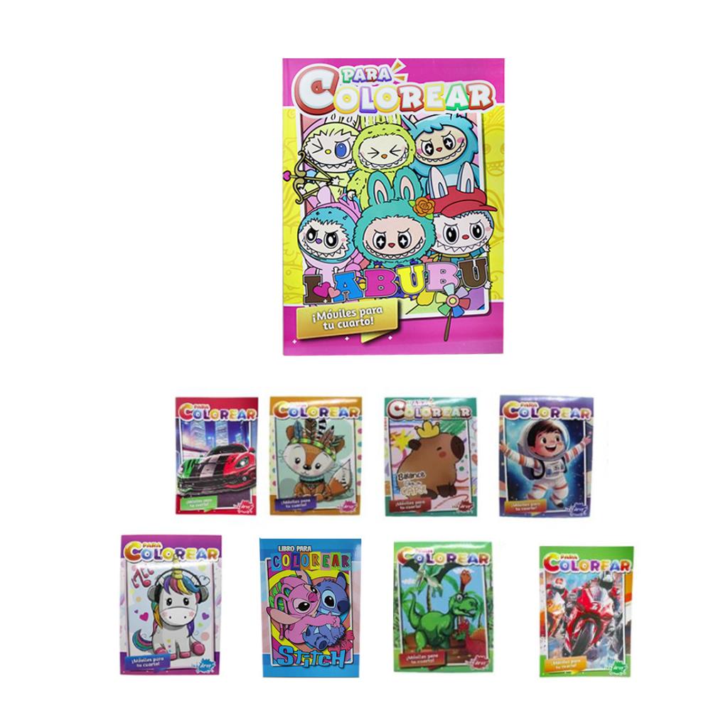 &LIBRO P/ COLOREAR INFANTIL INKDROP
