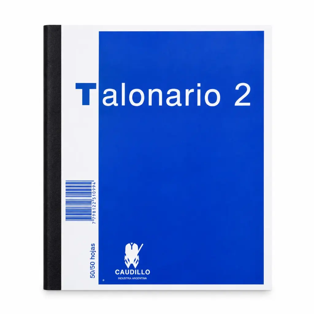 TALONARIO REMITO CAUDILLO C/ DUPLICADO 16 X 19CM X50 HJS ( 1102 )