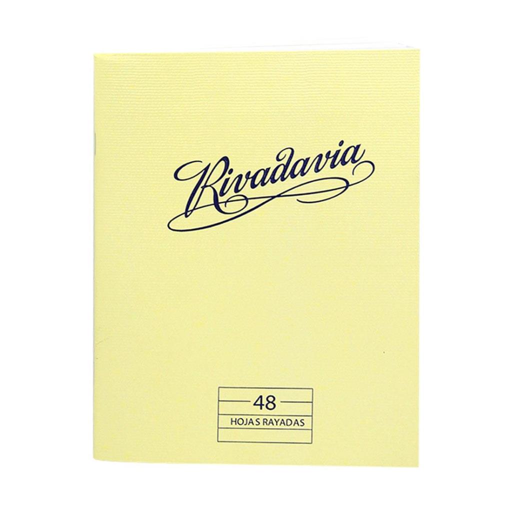 CUADERNO RIVADAVIA T/ FLEXIBLE 48HJS RAYADO