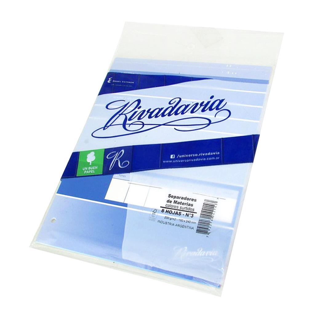 *ASIGNATURA RIVADAVIA N° 3 X 8HJS