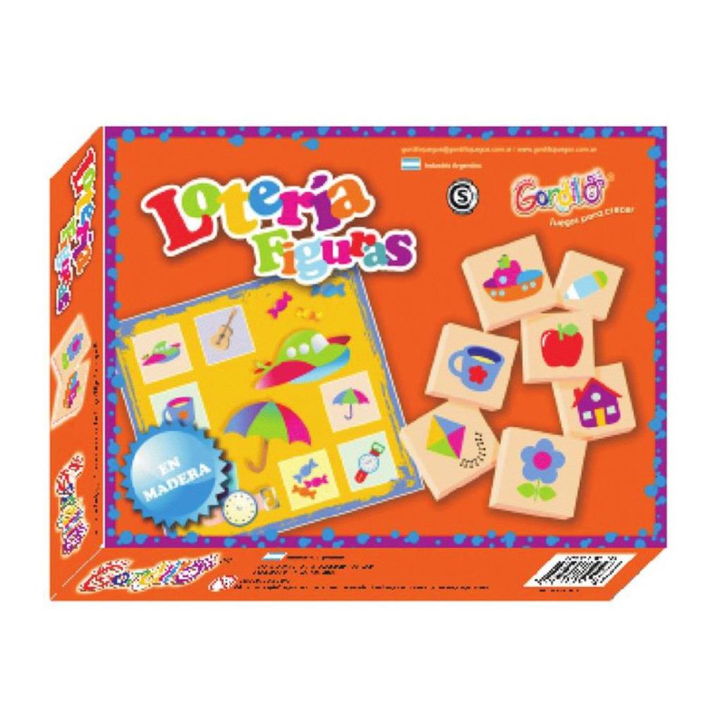 LOTERIA FIGURAS DE MADERA e/Cj ( 166 )