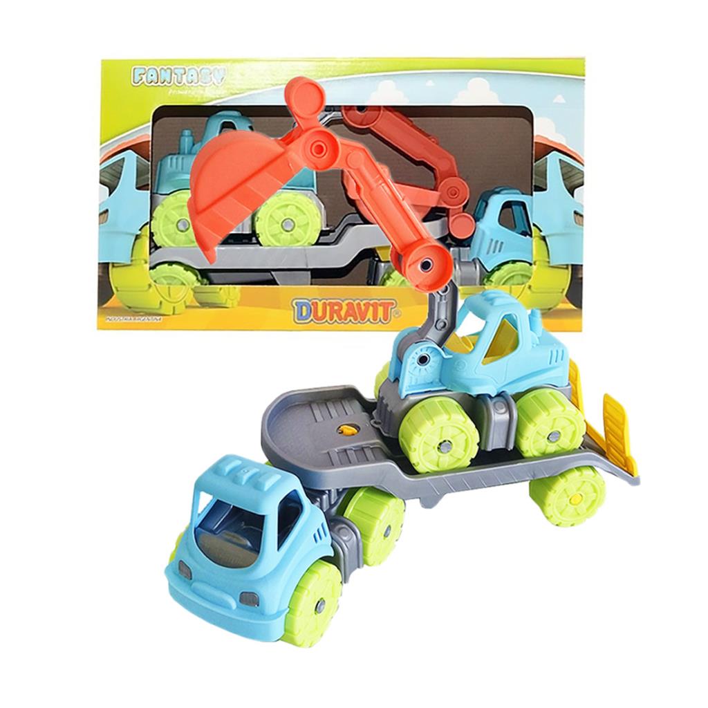 DUR *CAMION TRAILER C/ PALA MECANICA DURAVIT e/Cj ( DUR683 )