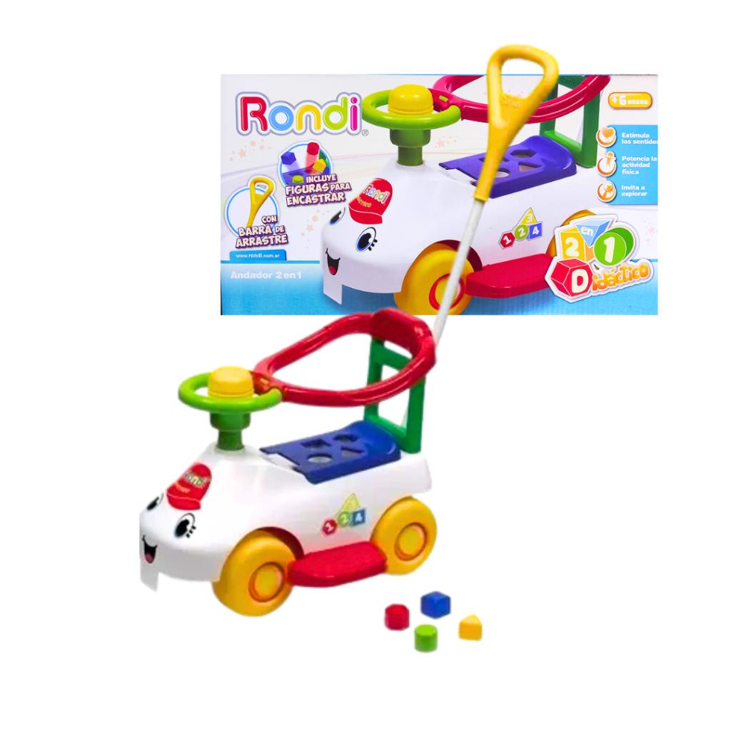 *ANDADOR ZAPATILLA 2 EN 1 RONDI DIDACTICO E/CJ ( 3029 )