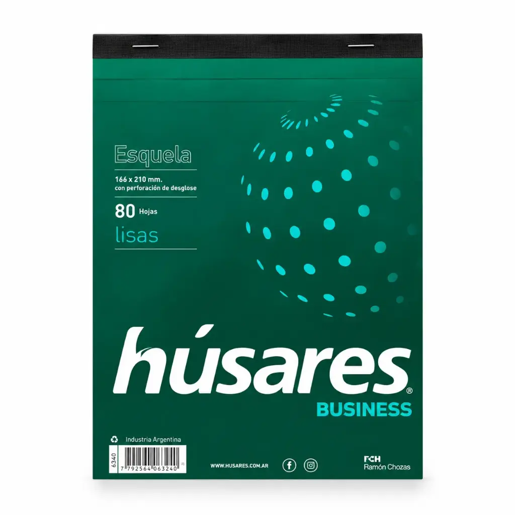 BLOCK ESQUELA HUSARES LISO 80HJS ( 6324 )
