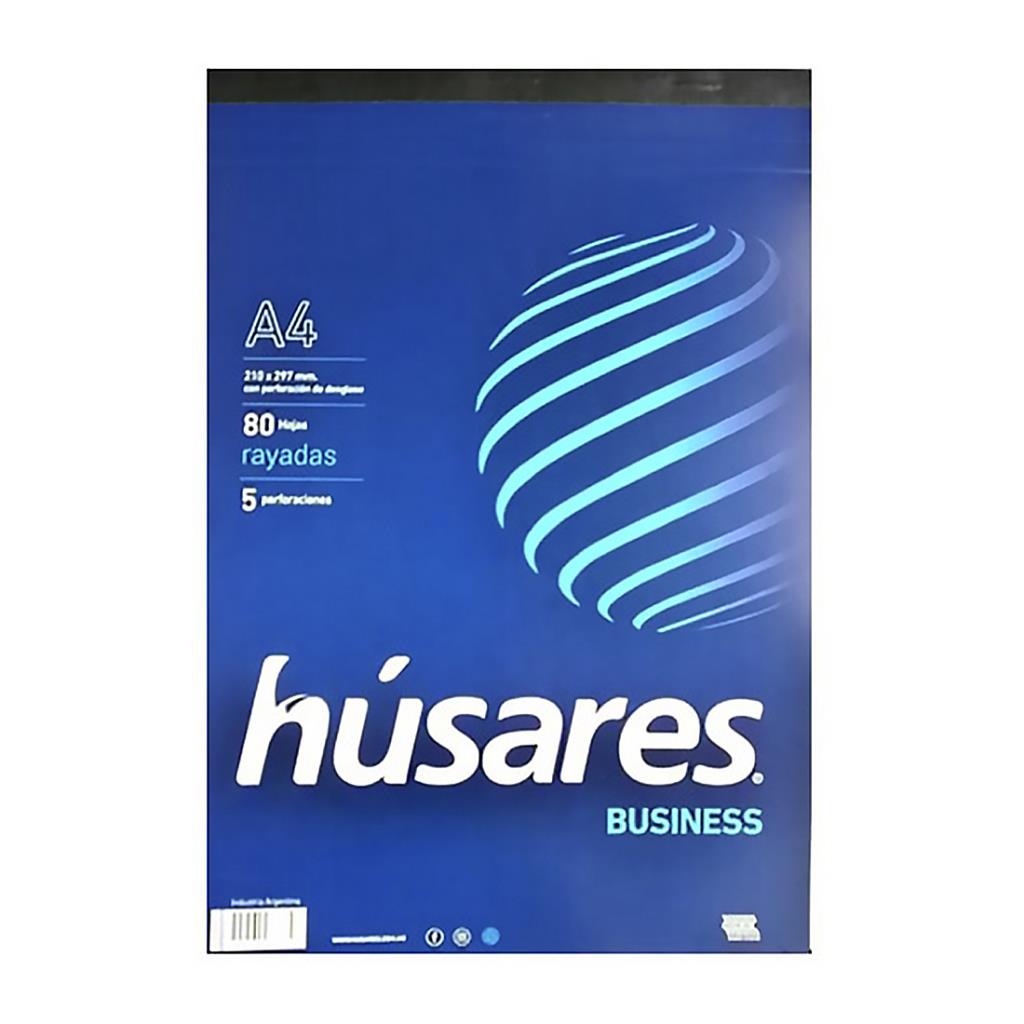 BLOCK A4 HUSARES X 80HJS RAYADO ( 6336 )