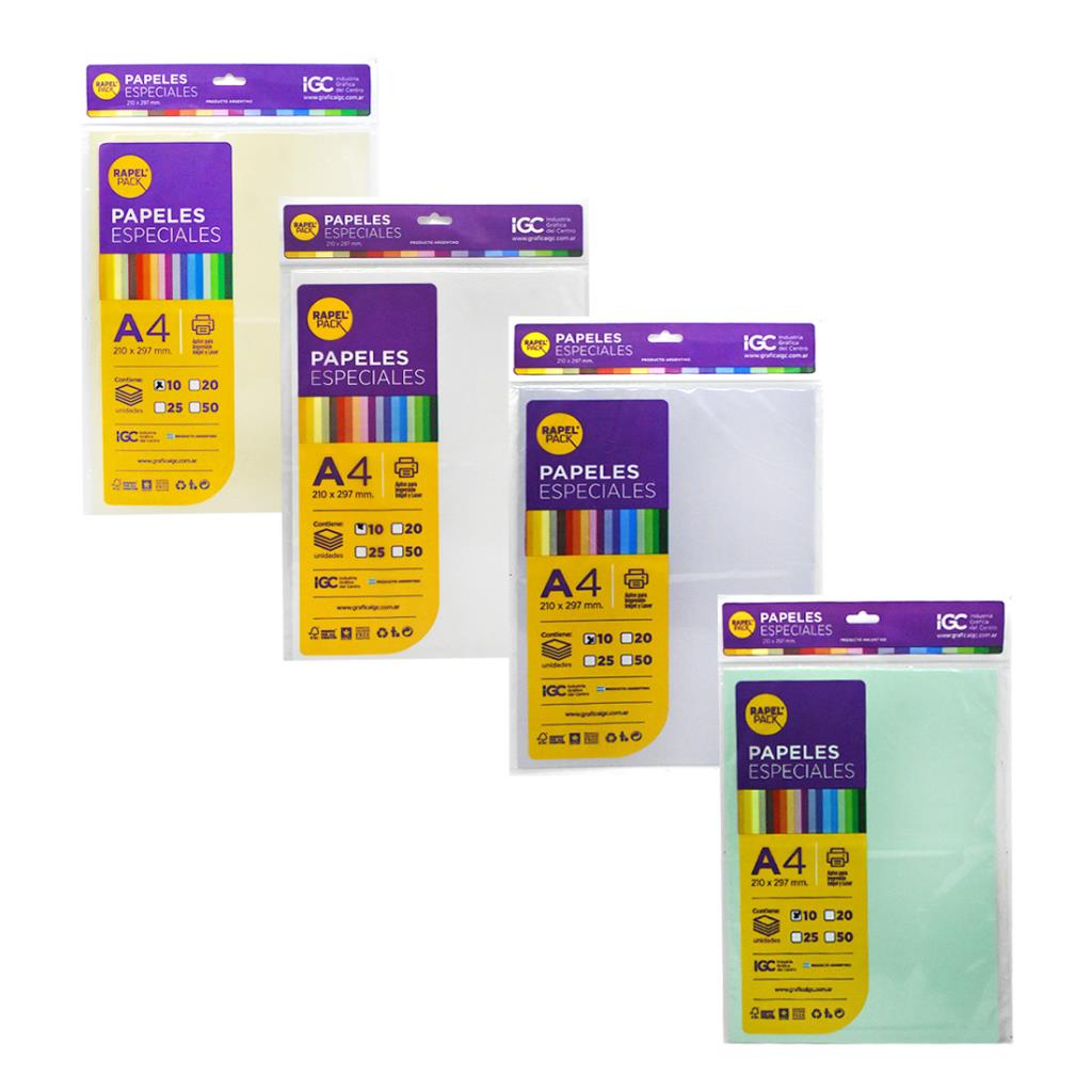 PAPEL COLOR A4 PREMIUM 120GRS