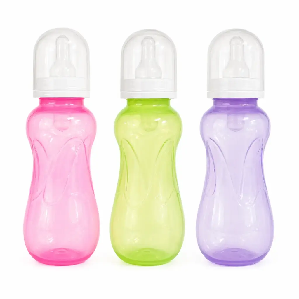 MAMADERA PLASTICA TRASLUCIDA 250ML ( 135 )