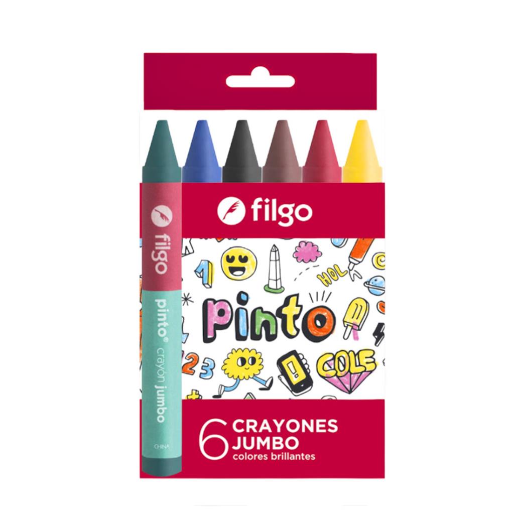 CRAYONES CERA JUMBO x6 e/Cj ( WXCJ-E6-SUR )