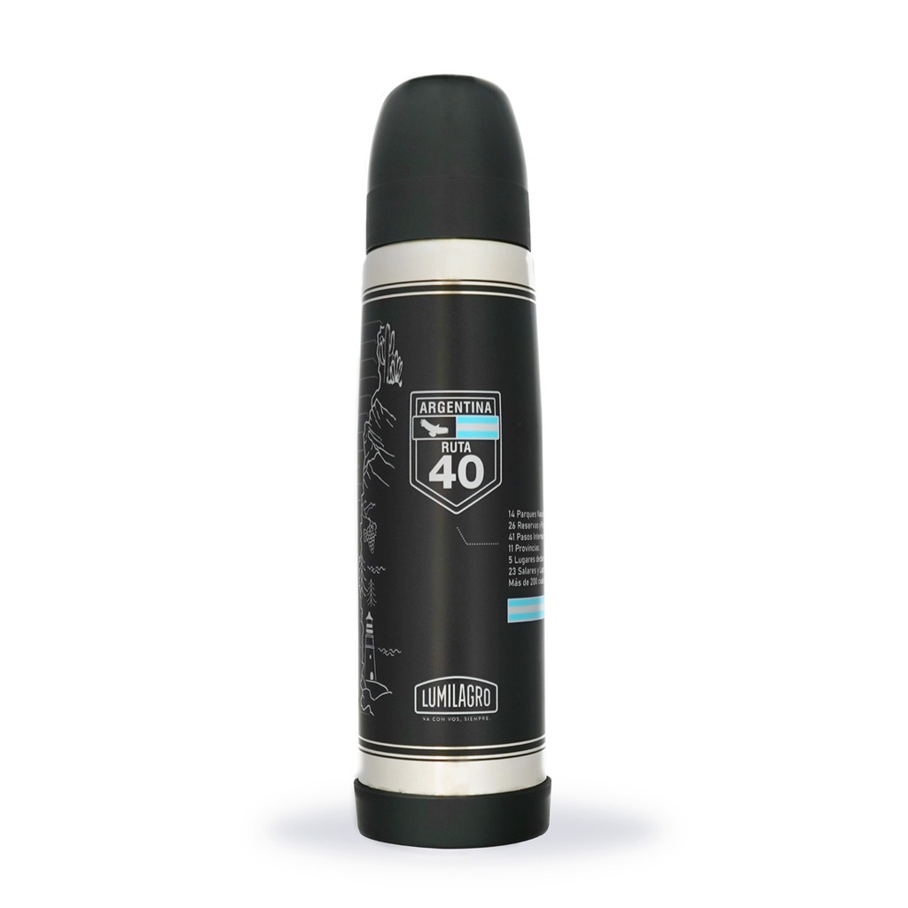 &*TERMO LUMINOX ACERO RUTA 40 LUMILAGRO 1lts e/Cj (T0376/AET)