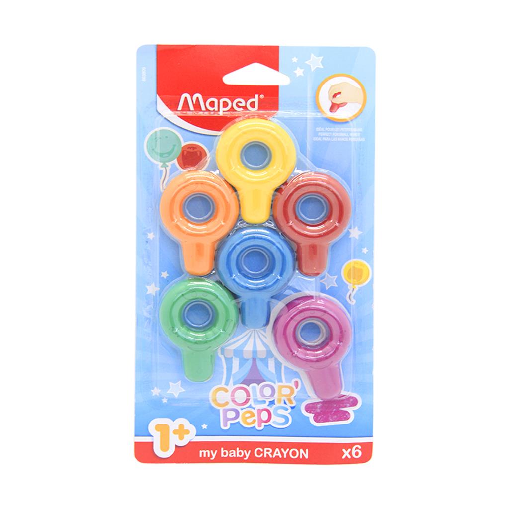 CRAYONES BABY MAPED X6 E/ BL ( 863806 )