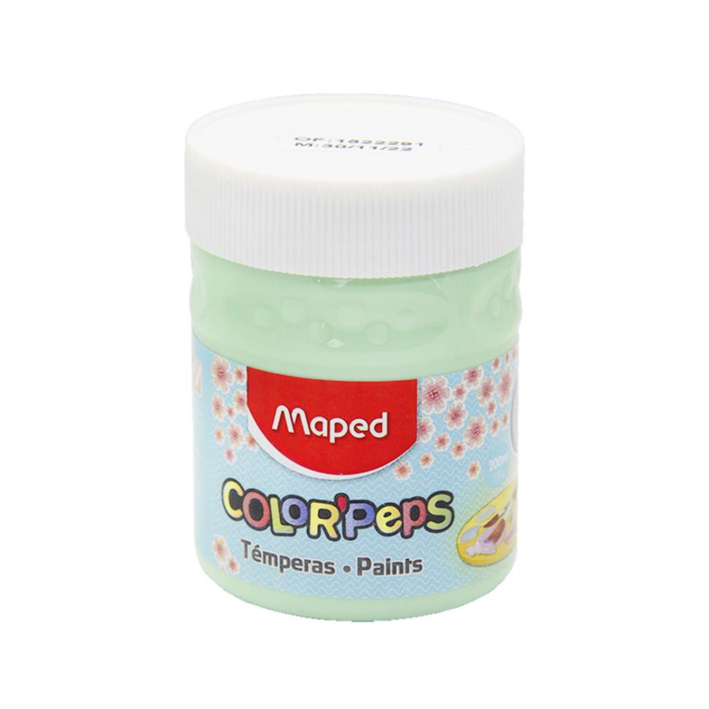 TEMPERA MAPED POTE 200ML VERDE PASTEL ( 826593 )