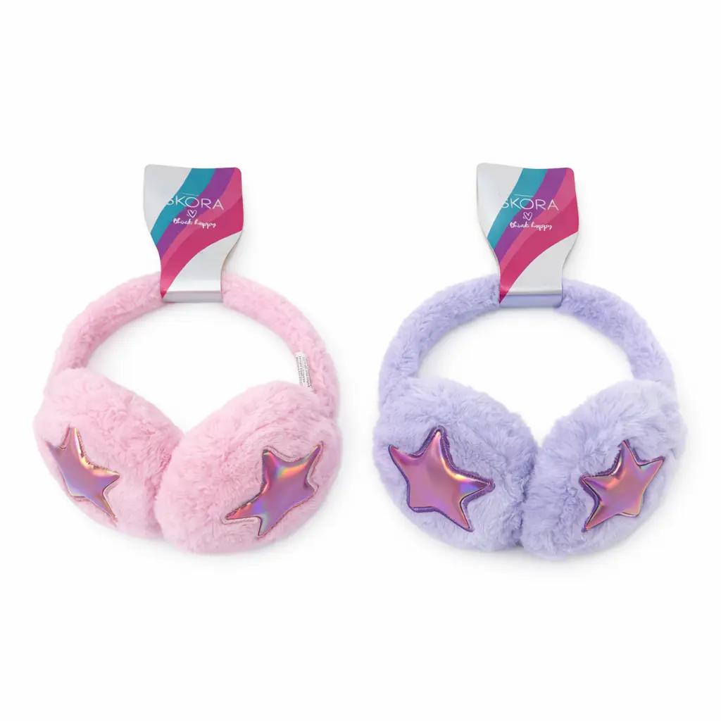 OREJERAS SKORA PELUCHE ESTRELLA E/ CT ( 43604 )