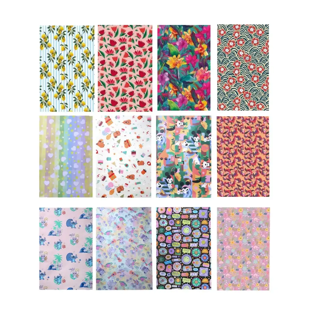 &PAPEL P/ REGALO ESTAMPADO 1m x 70cm