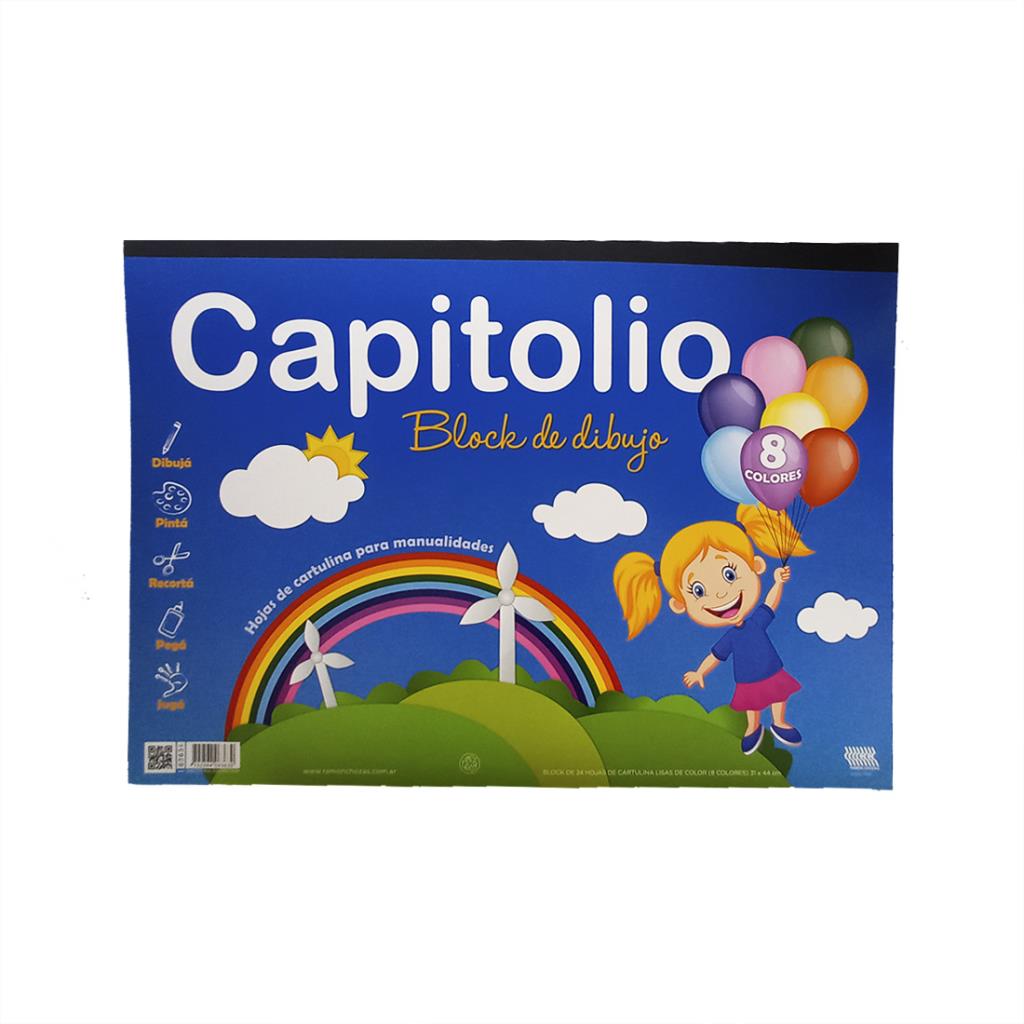 BLOCK DE DIBUJO CAPITOLIO COLOR N° 6 ( 6363 )