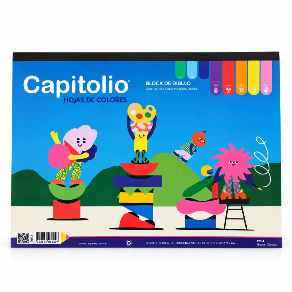 BLOCK DE DIBUJO N°6 CAPITOLIO COLOR 24HJS ( 6363 )