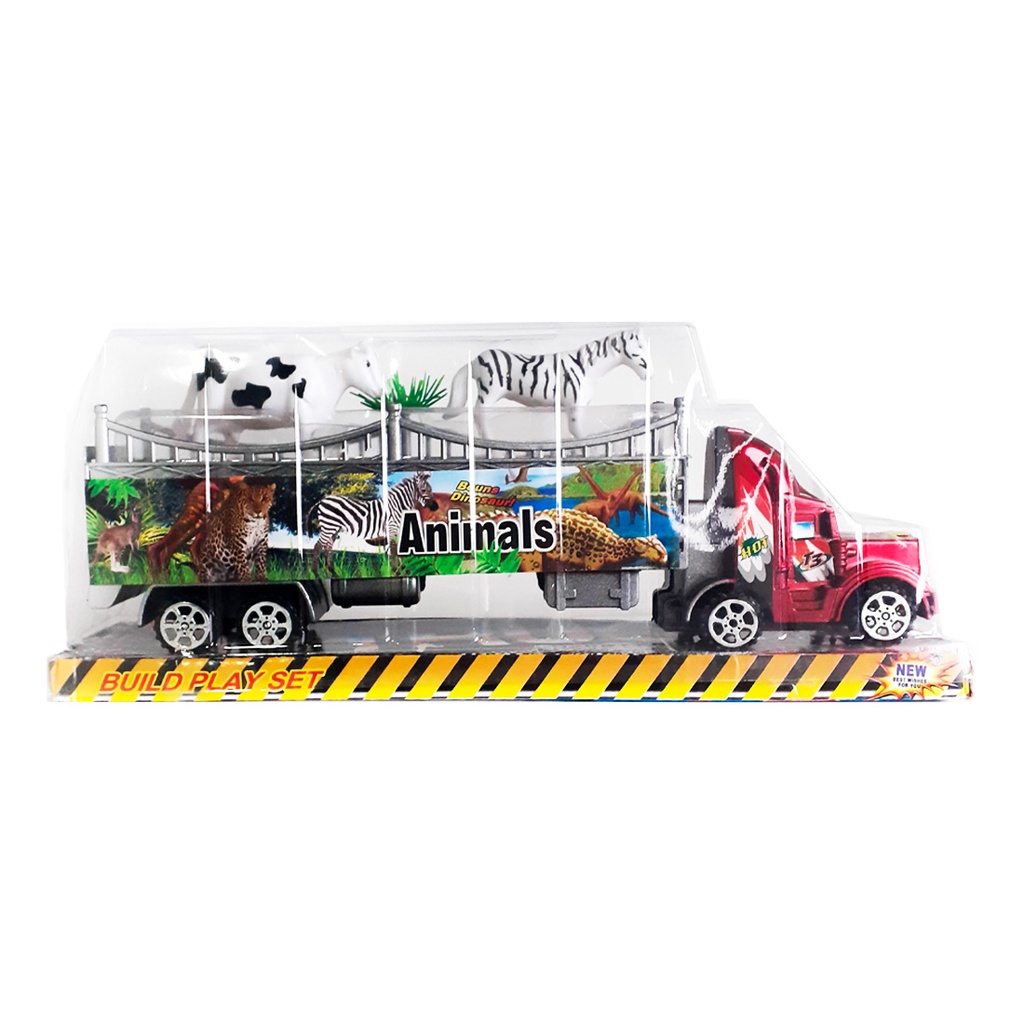 CAMION C/ TRAILER C/ 2 ANIMALES E/BU ( 61147 / 61045 )