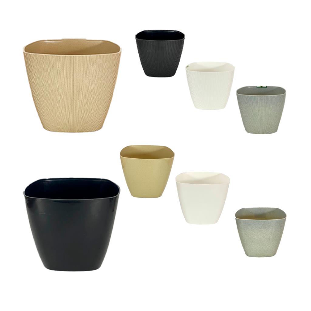 &MACETA CUADRADA BOSCO N°24