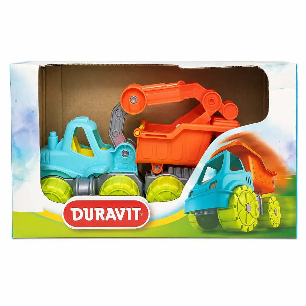 CAMION VOLCADOR Y PALA MECANICA DURAVIT E/ CJ ( 682 )
