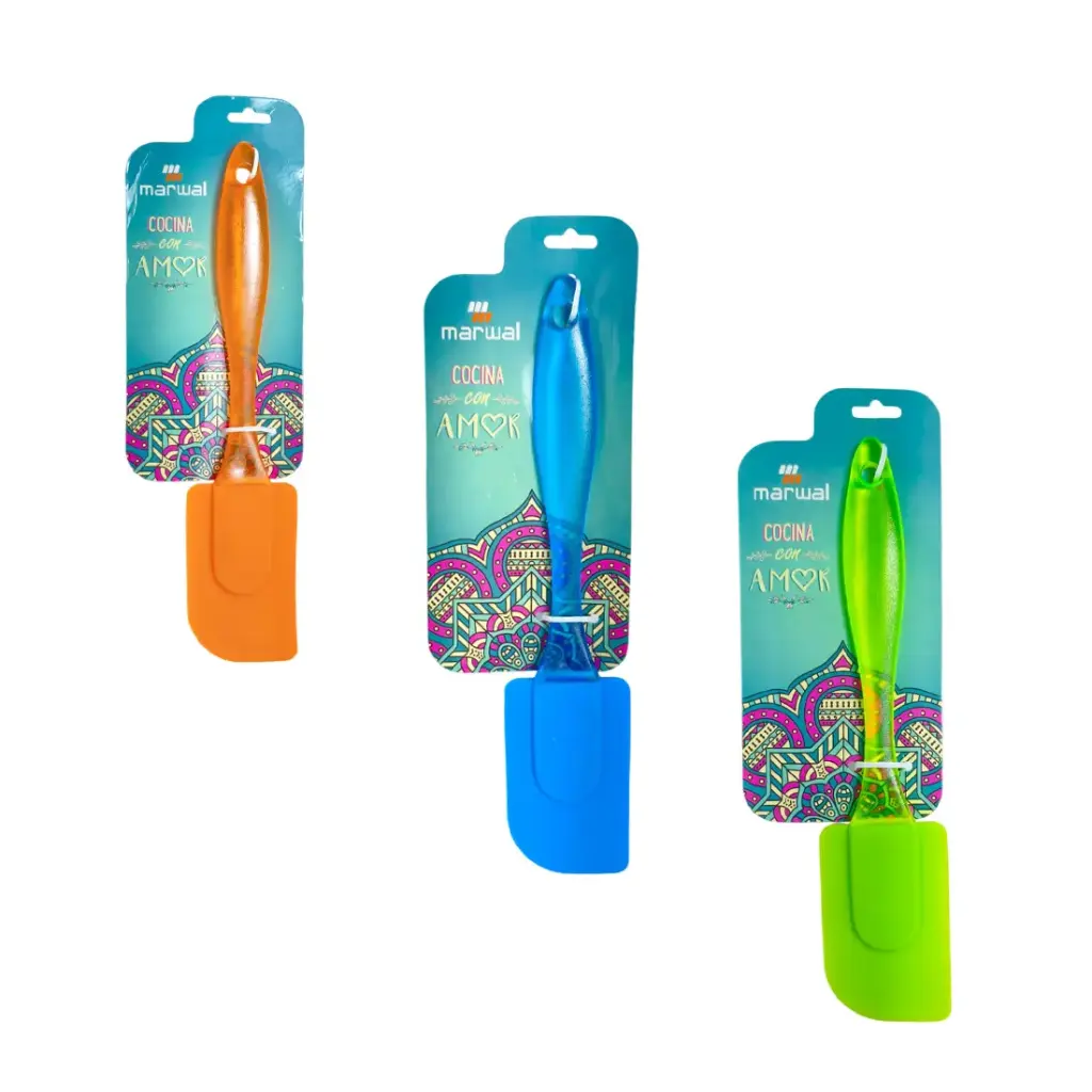 &ESPATULA DE SILICONA 18CM E/BO ( C206-08 )