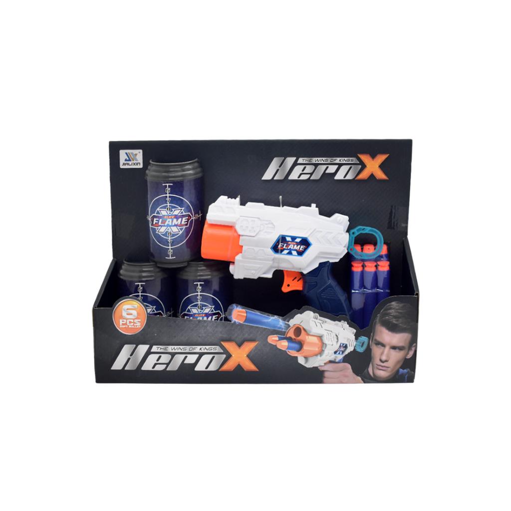 PISTOLA LANZA DARDOS C/ ACCESORIOS E/CT ( 53910 )