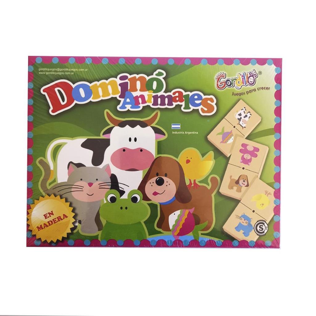 DOMINO ANIMALES DE MADERA e/Cj ( 088 )