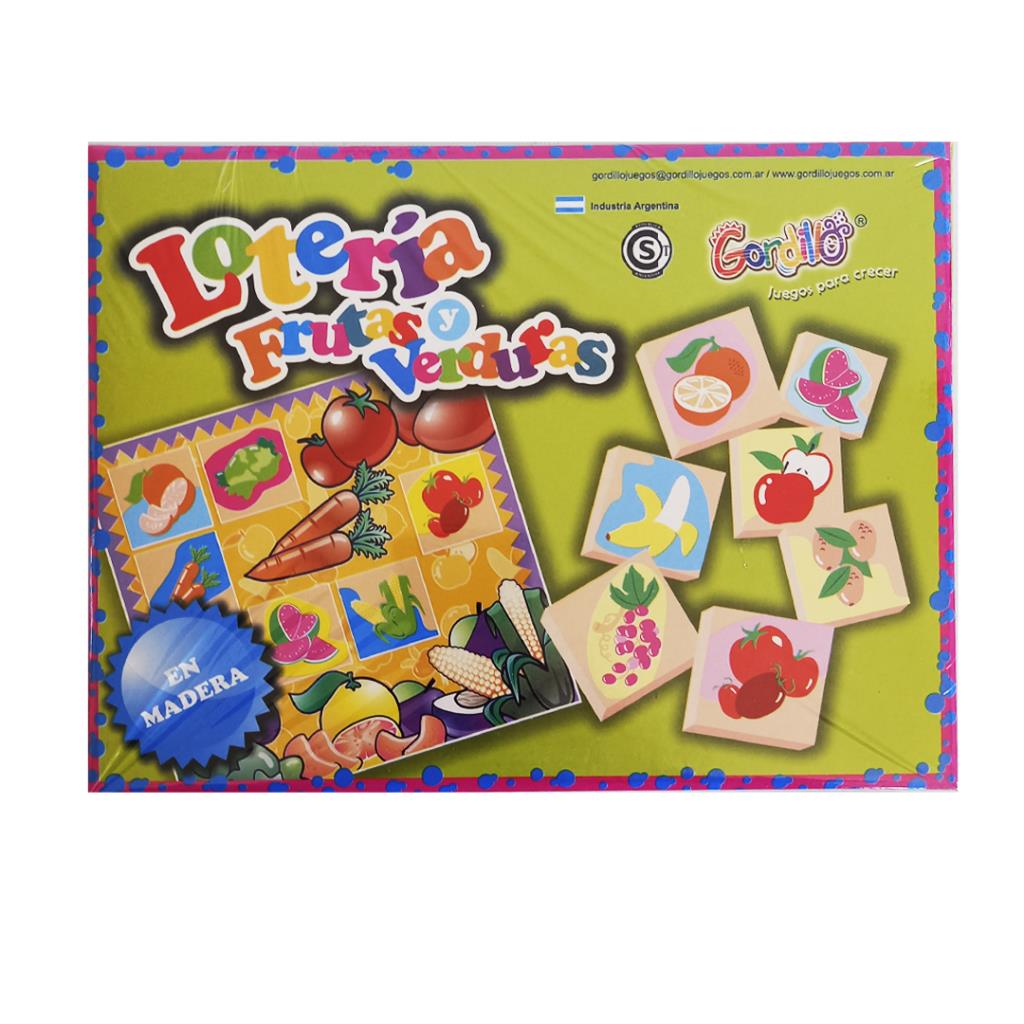LOTERIA FRUTAS Y VERDURAS GORDILLO E/CJ