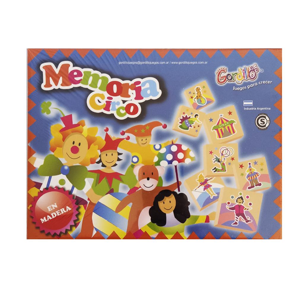 JUEGO DE MEMORIA CIRCO GORDILLO E/CJ ( MES-MEM-3 )