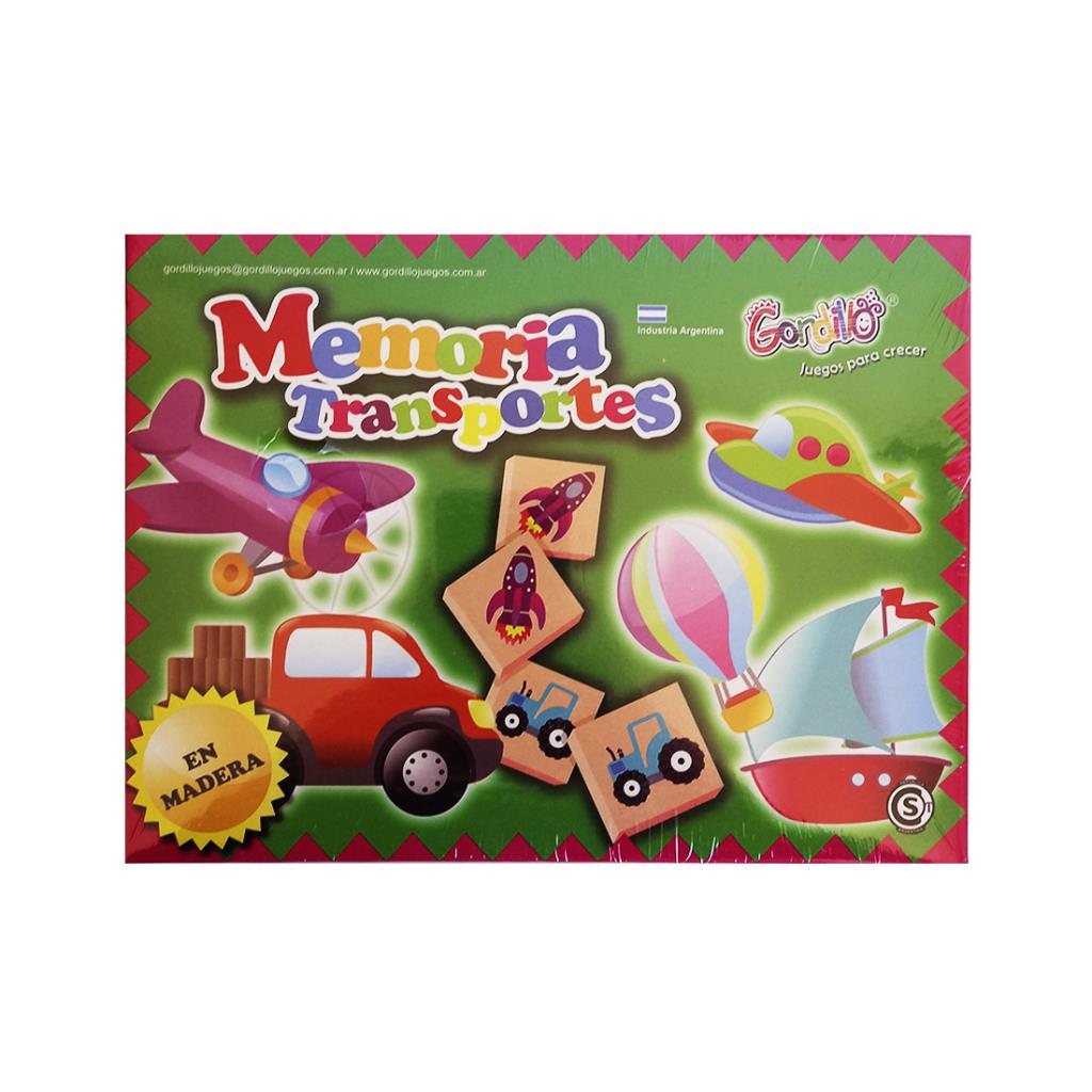 JUEGO DE MEMORIA TRANSPORTE DE MADERA E/ CJ ( MES-MEM-5 )