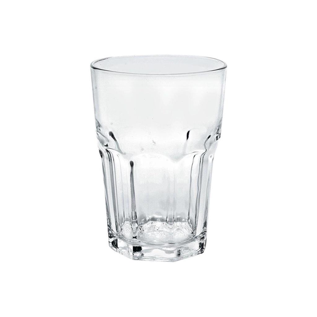 VASO VIDRIO FACETADO 400ML DURAX