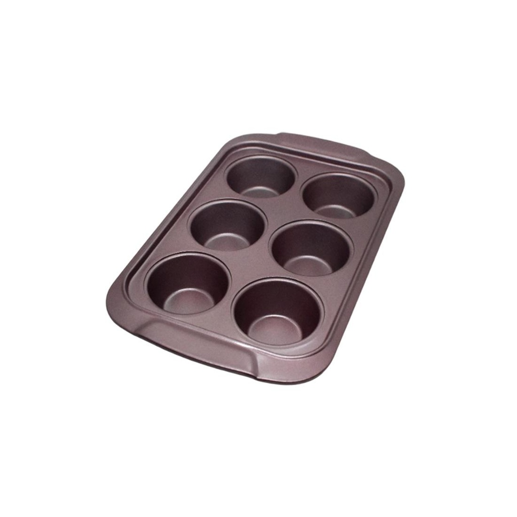 MOLDE ANTIADHERENTE P/ MUFFINS X6 ( DL14923 )