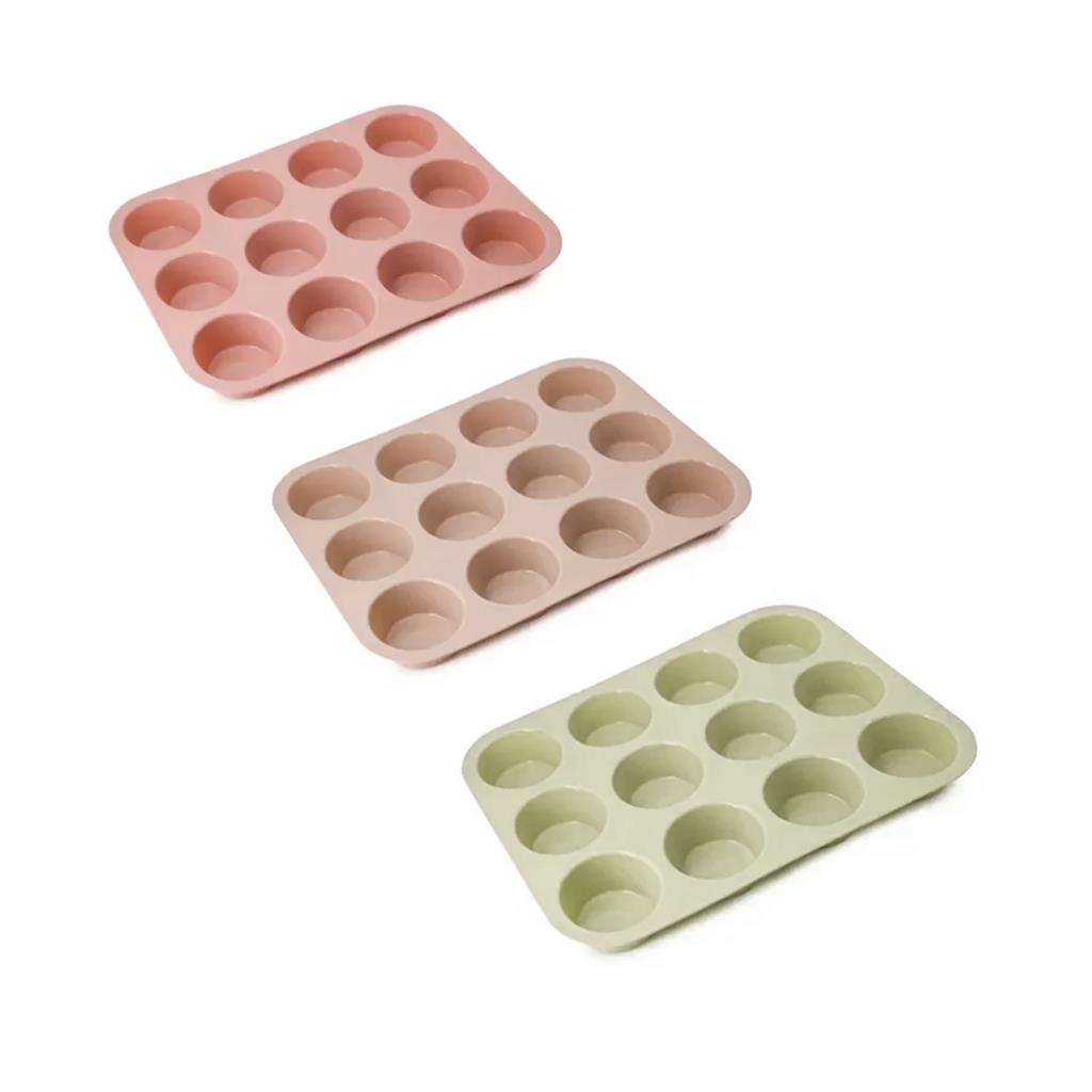 MOLDE SILICONA P/ MUFFIN X12 ( 16299 )