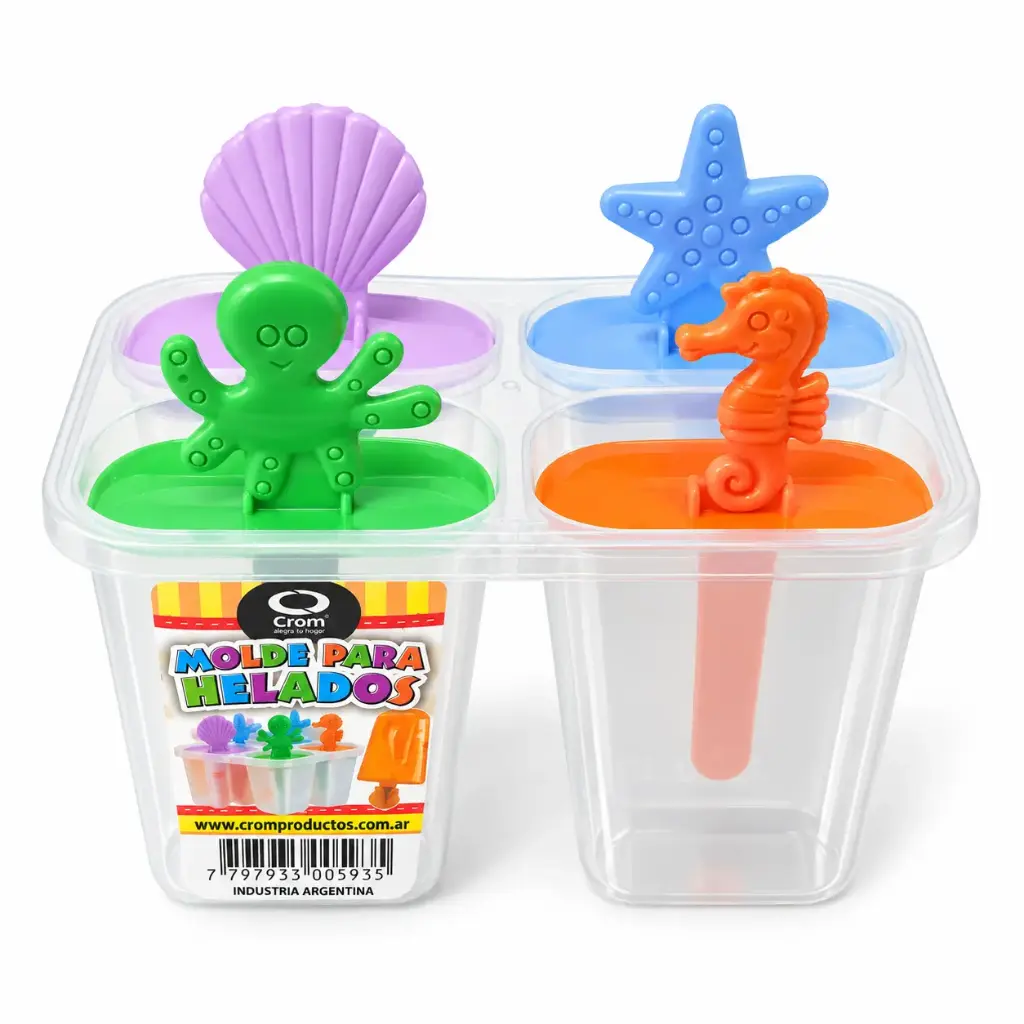 MOLDE PLASTICO P/ HELADO X4 E/ BO ( 01-5936 )