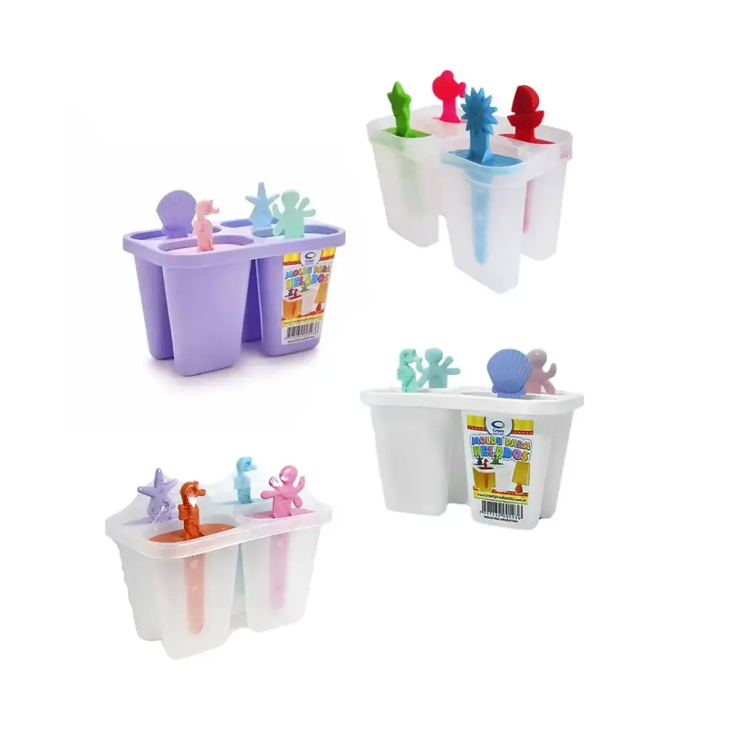 MOLDE PLASTICO P/ HELADO x4 (01-5936)